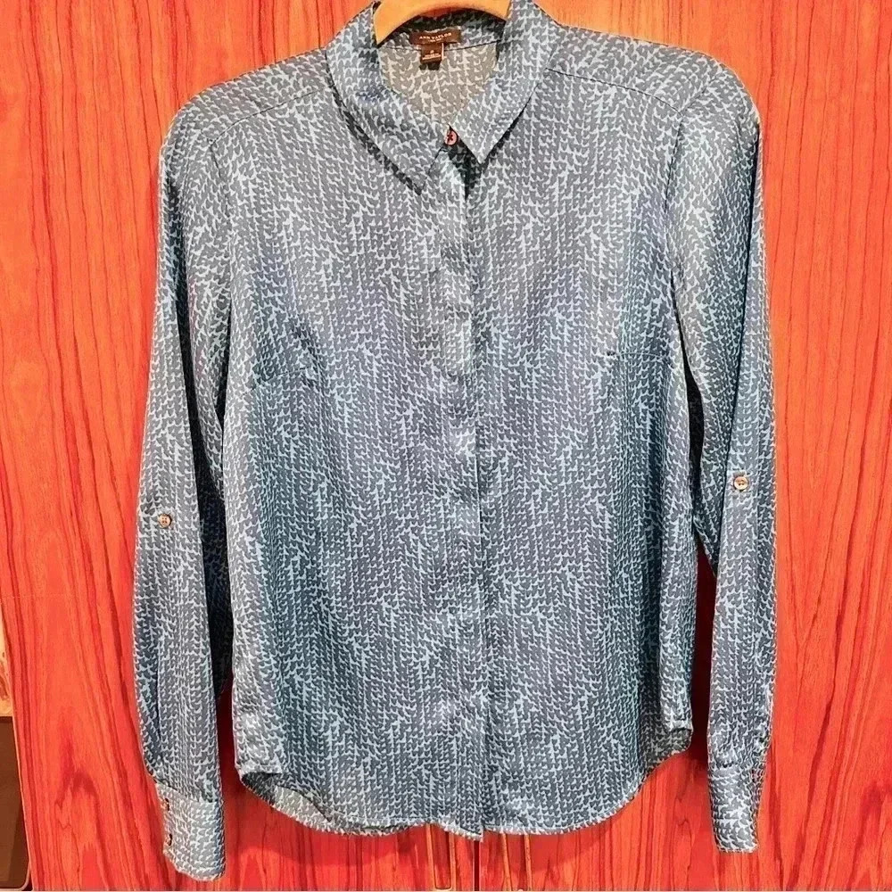 Ann Taylor blouse button down shirt